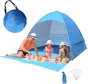 Pop Up Tent for 3-5 Persons Beach Sun Shade Tent