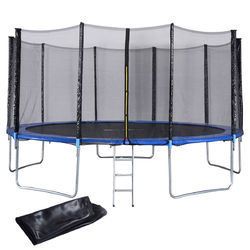 15' Trampoline Combo with Ladder & Rain Cover