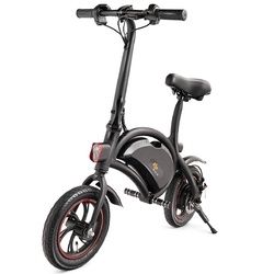 12" 350 W Portable Folding Electric Bike W/ Headlight APP