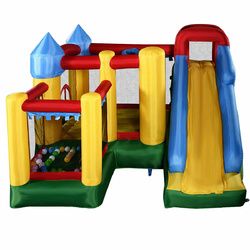 Mighty Inflatable Bounce House Castle Jumper Moonwalk with Blower