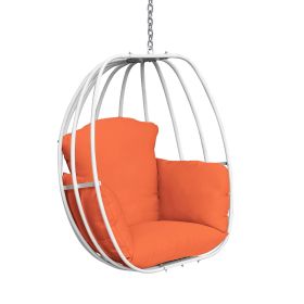 Hanging Egg Chair , Hammock Swing Chair with Hanging Kit,Orange