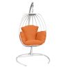 Hanging Egg Chair with Stand, Hammock Swing Chair with Hanging Kit,Orange