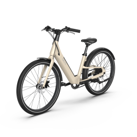 EB40 Stride Electric Bike w/ 40 Miles Max Operating Range and 25 mph Max Speed - Desert Sand