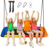 60 Inches Platform Tree Swing Outdoor with  2 Hanging Straps