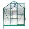 6.3'*12.2'*7' Polycarbonate Greenhouse, Heavy Duty Outdoor Aluminum Walk-in Green House Kit with Rain Gutter, Vent and Door for Backyard Garden