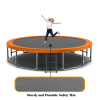 16FT Recreational Trampoline with Enclosure for Kids Adults, ASTM Approved, Outdoor Trampoline with Wind Stakes and Ladder for Kids Apex Series