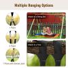 60 Inches Platform Tree Swing Outdoor with  2 Hanging Straps