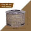 Stackstone Look Smokeless Firepit With Wood Pellet/Twig/Wood As The Fuel