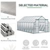 16' x 8' Walk-in Greenhouse Aluminum Greenhouse Polycarbonate Kit