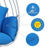 Hanging Egg Chair , Hammock Swing Chair with Hanging Kit,Blue