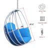 Hanging Egg Chair , Hammock Swing Chair with Hanging Kit,Blue