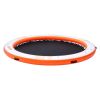 VEVOR Inflatable Floating Dock, Ã¸8FT Inflatable Dock Platform with Ã¸5FT Trampoline Mesh Pool