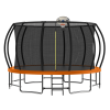 16FT Recreational Trampoline with Enclosure for Kids Adults, ASTM Approved, Outdoor Trampoline with Wind Stakes and Ladder for Kids Apex Series