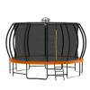 16FT Recreational Trampoline with Enclosure for Kids Adults, ASTM Approved, Outdoor Trampoline with Wind Stakes and Ladder for Kids Apex Series