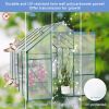 6X10FT Polycarbonate Greenhouse Raised Base and Anchor Aluminum Heavy Duty Walk-in Greenhouses for Outdoor Backyard in All Season