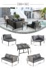 Luxury Rattan Wicker Outdoor Furniture Set Garden Sofa Set Garden Rattan Sofa Patio Outdoor Rattan Furniture