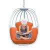 Hanging Egg Chair , Hammock Swing Chair with Hanging Kit,Orange