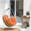 Hanging Egg Chair , Hammock Swing Chair with Hanging Kit,Orange