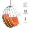 Hanging Egg Chair , Hammock Swing Chair with Hanging Kit,Orange