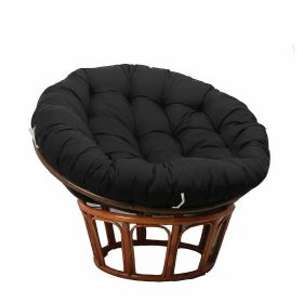 Chair Cushion For Egg Chair (Size: 60*60cm, Color: Black)