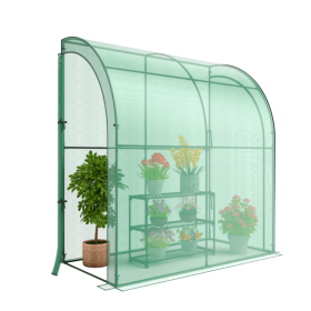 Outdoor Lawn & Garden Mini Greenhouse For Flower Pots Plants (Size: 78" x 38.5" x 84.5", Color: As pic show)