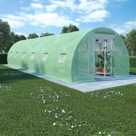 Greenhouse 290.6 ft² 354.3"x118.1"x78.7" (Color: Green)