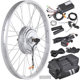 36V750W Ebike Electric Bicycle Conversion Kit-Front Hub Motor 24 (Color: As Picture)