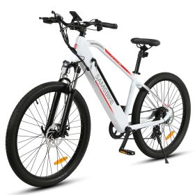 SAMEBIKE MY275-FT Electric Road Bike 27.5" bigger wheel 750W 20MPH (Color: White)