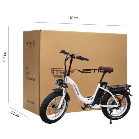 Fashion Simple Electric Bicycle (Style: 20AH, Color: White)