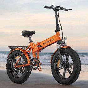 ENGWE EP-2PRO 48V13Ah 45km/h 20 Inch Fat Tire 750W Mountain Electric Bicycle (motor: 750w, Color: dark orange)