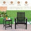 Outdoor Durable Patio Acacia Wood Adirondack Lounge Armchair