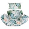 Egg Chair Cushion Hanging Basket Seat Cushion Thicken Soft Egg Swing Chair Pad Hanging Egg Chair Cushion with Headrest