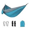 1pc Outdoor Camping Hammock; Portable Nylon Parachute Hammock 106*55in