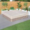 Direct Wicker 106x106in Water Resistant Patio Furniture Cover Heavy Duty Outdoor Sectional Sofa Cover