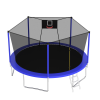 14FT Trampoline Set with Swing,Sports Fitness Trampolines with Enclosure Net, Recreational Trampolines for Outdoor Indoor