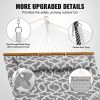 VEVOR Double Quilted Fabric Hammock, 12 FT Double Hammock with Hardwood Spreader Bars